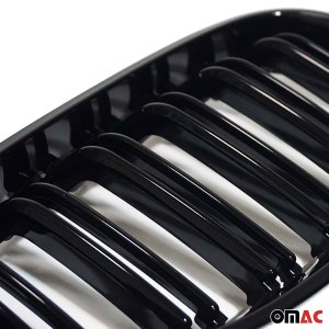 BMW E60 Grille - Omac - M5 - Gloss Black - '04-'10